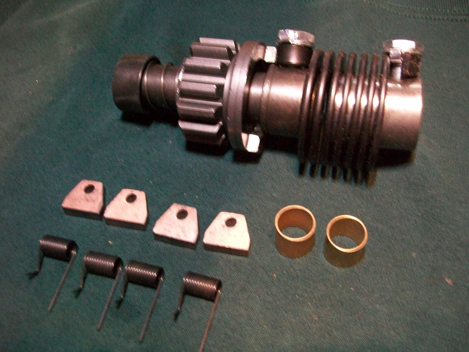 Delco Starter 1107027 Bendix 14 Tooth kit Case S SC Drive Brushes ...