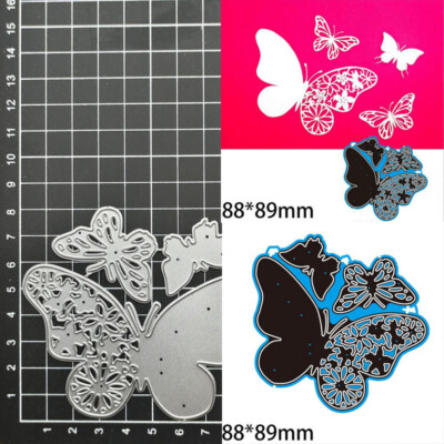 Butterfly Metal Cutting Dies DIY Scrapbooking Album Paper Cards Crafts ...