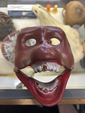 vintage halloween mask 2 piece plastic monkey mask super rare amazing shape