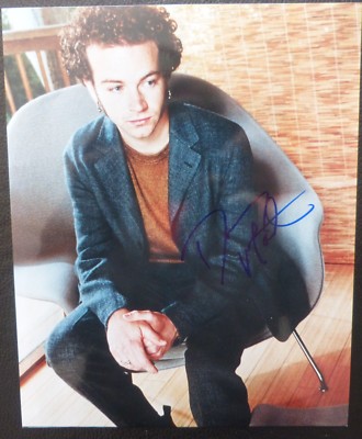 DANNY MASTERSON signed color 8x10 REPRO still '02 great close portrait 