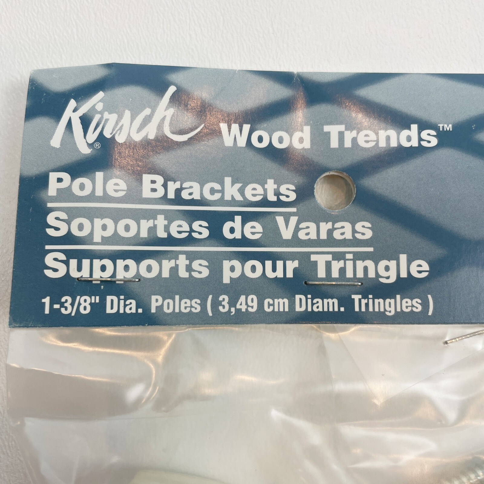 Kirsch Support Brackets For 1 3/8" Pole Vintage White 1 Bracket eBay