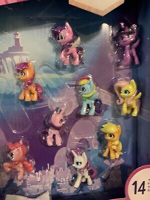  My Little Pony Friendship Shine 14 Mini Pony Figure Collection  : Toys & Games