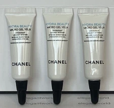LOT OF 3 CHANEL Hydra Beauty MICRO GEL YEUX Travel Size 3ml Each