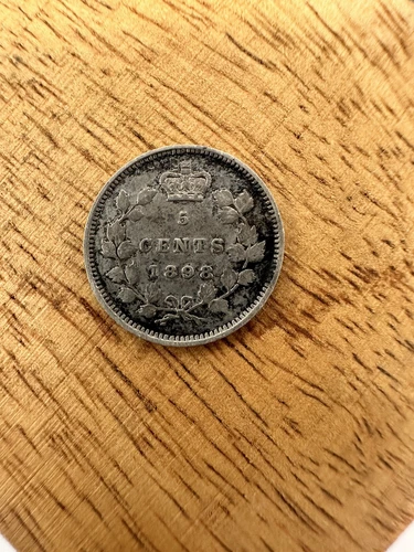 1898 Canada 5 Cents Silver — photo from the most recent tracked eBay sale