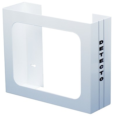 Detecto GH2 Glove Box Holder, Wall Mount, 2 Boxes, White