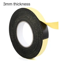 16ft x 1" Foam Seal Tape Car Door Window Sealing Strip Single Side Adhesive