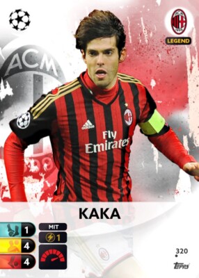   Topps Total Football 2022/23 #320 Kaka (Legend) - AC Milan - 1. Edition /100