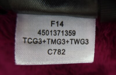 The North Face Womens Osito 2 Dark Wine Full Zip Fleece Jacket Sz