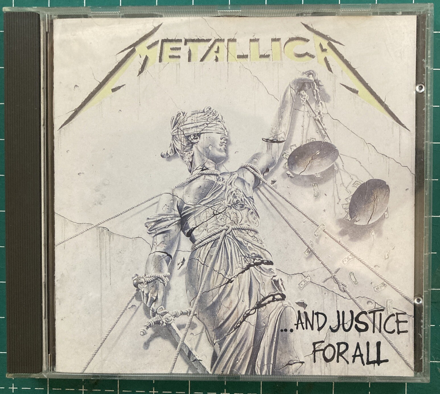 Metallica …And Justice For All CD 1988 Rare West German Pressing Vertigo Records