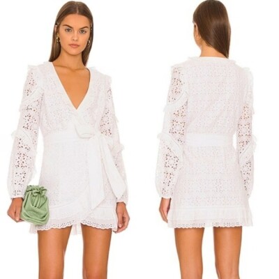 Veronica Beard | Julia White Eyelet Lace Dress NWOT | eBay