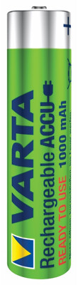 8x Varta Zelle Rechargeable Accu AAA Micro Ni-Mh Akku 5703 Bulk (1000 mAh)