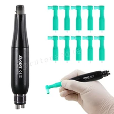 Dental Hygiene Prophy Handpiece Air Motor 4H / Nose Cone / Soft Prophy Angle