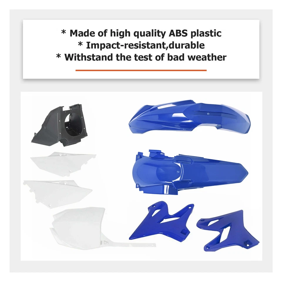 Kit plástico Restyle carenado guardabarros carrocería para Yamaha YZ125 YZ250 2002-2020 Foto 3 de 4