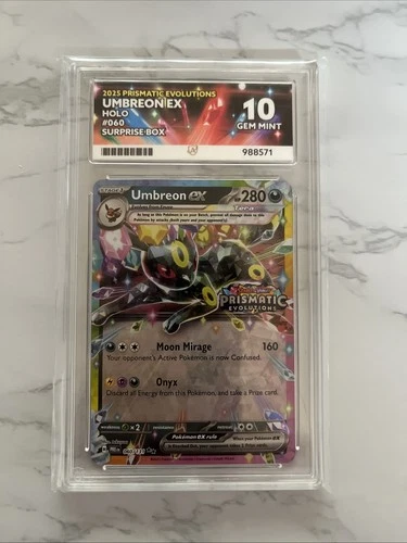 Pokémon TCG Umbreon EX 060/131 Prismatic Evolutions Stamped Promo Ace 10