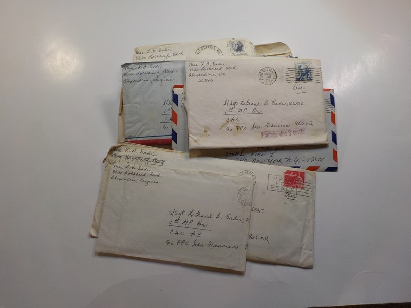 14 Vietnam War Letters Marine Wife FPO USMC Lot Alexandria Virginia VTG Covers