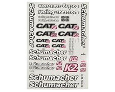 Schumacher CAT K2 Decal Sheet SCHU4781