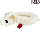 Lamb Chop Plush Dog Bed Bolster Style Cozy Soft Indoor Relaxation Medium Pets US