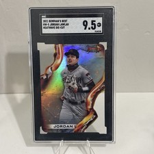 2021 Bowman's Best Heatwave Die-Cut Jordan Lawlar #HW-5 SGC 9.5 Mint+