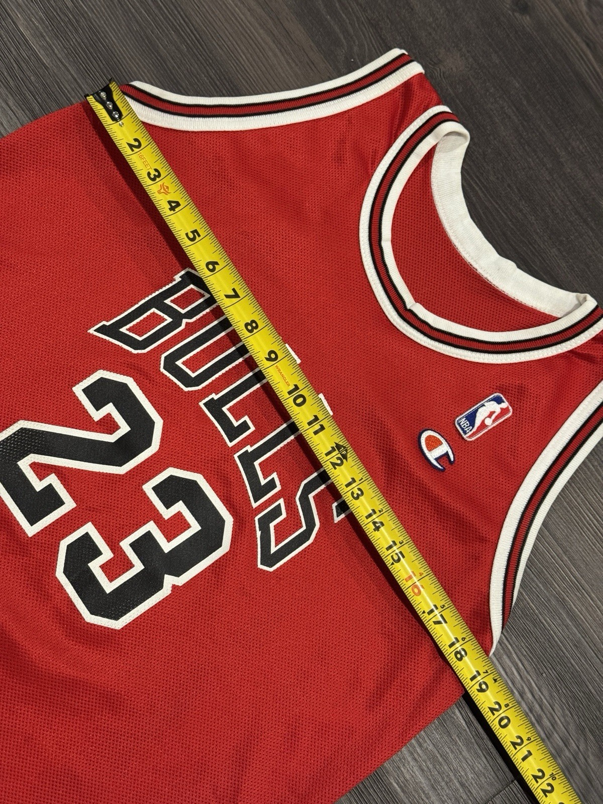 Vintage 90s Michael Jordan Chicago Bulls Champion Jer… - Gem