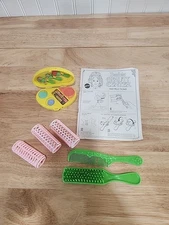 1972 MATTEL BARBIE BEAUTY CENTER ACCESSORIES/MAKEUP & INSTRUCTIONS NO BOX