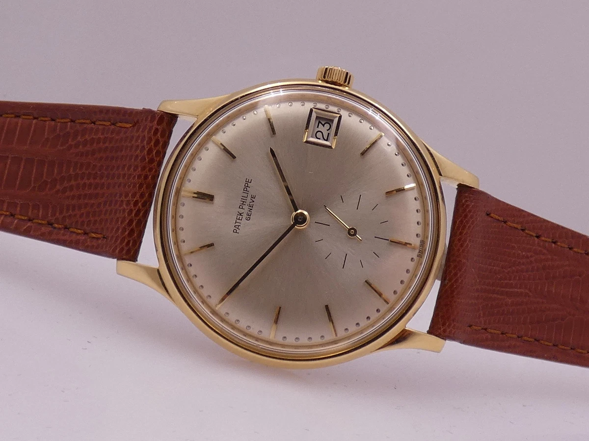 PATEK PHILIPPE CALATRAVA AUTOMÁTICO 3514 REPARADO EN PATEK ORO 18KT '1963 + CAJA