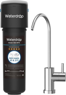 Waterdrop 10UB Under Sink Water Filter, Reduces PFAS, PFOA/PFOS, 8K Gallons