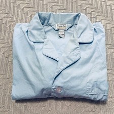 Vintage Dior light blue button down pajama top