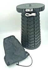 MO-003  Portable Telescopic Collapsible Stool w/ Mobile Charger Power Bank- Used