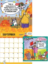 2026 Maxine Wall Calendar - Large Grids for Appointments and Scheduling - Vertic