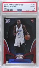 2018-19 Certified Mirror Red 139/299 Kevin Hervey #191 PSA 9 MINT 00e8