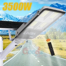 16000000lm LED Solar Street Light Security Flood Lamp Motion Sensor Outdoor Wall