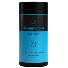 Hunter Focus Nootropic Supplement for Focus & Memory ? 180 Capsules