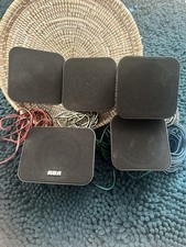 6 RCA Speakers- Black With Speaker Wire
