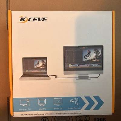 KCEVE Ports KVM Switch Three Display 4K HDMI KVM Three Monitor KC-KVM203DH
