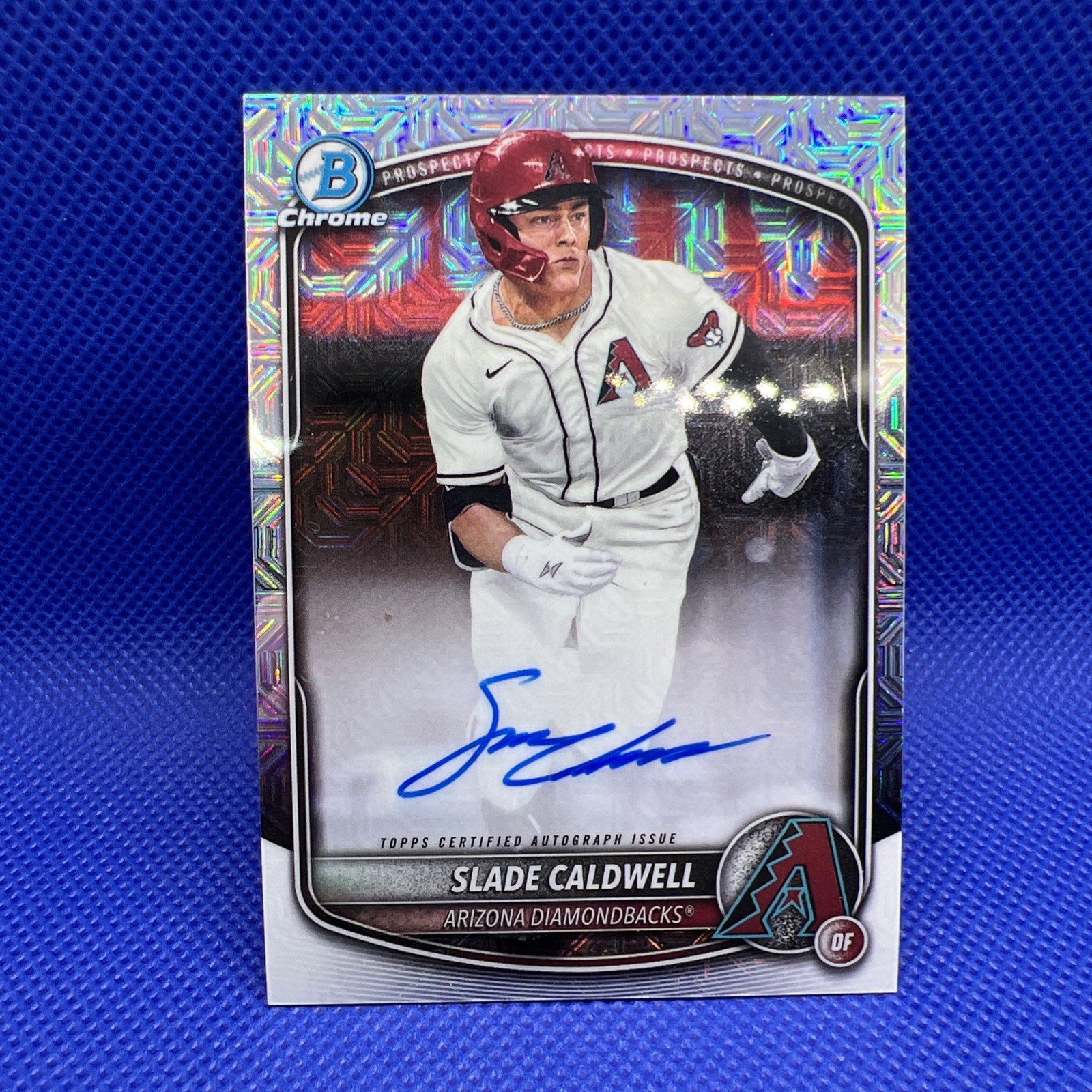 2025 Bowman - Chrome Prospect Mega Box Auto Slade Caldwell #BMA-SC (AU, RC)