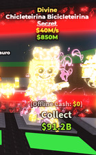 DIVINE chicleteirina bicicleteirina Steal A Brainrot Secret Roblox