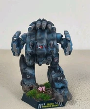 Battletech Pro-Painted Clan Ghost Bear Behemoth 3D Printed Mech Miniature