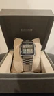 SEIKO D138-4000 Running Man Watch LCD Chronograph Alarm - Serviced with Box