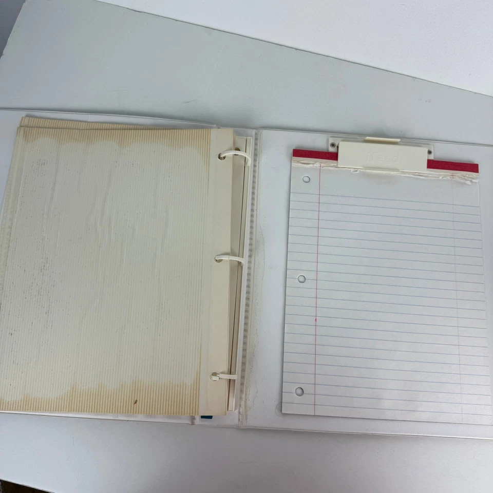 Cuaderno portafolio de 3 anillos Swans Mead Trapper Keeper de colección de los 80 Foto 2 de 4