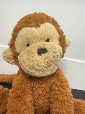 Jellycat Fuddlewuddle Monkey Plush 10" Brown Stuffed Animal Soft Toy Baby Safe