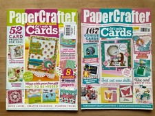 PaperCrafter Magazine 2017 Issue 105 March and 122 July - Lot of 2 Cardmaking