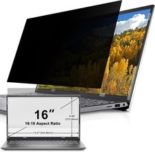 Laptop Privacy Screen 16 Inch, 16:10 Aspect Compatible with HP Dell Lenovo Acer