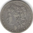 1883-P, Morgan Dollar, 90% Silver $1 coin  (U.S. Coins, Money, Collectibles)