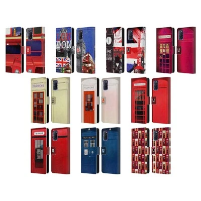 HEAD CASE DESIGNS I LOVE LONDON LEATHER BOOK WALLET CASE COVER FOR OPPO PHONES - Image 1 of 4