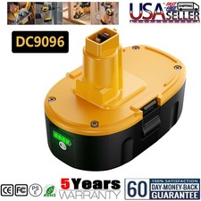 1-4X 8.0Ah 18V For Dewalt 18 VOLT 8000mAH Li-ion Battery DC9096 DC9098 DC9096-2
