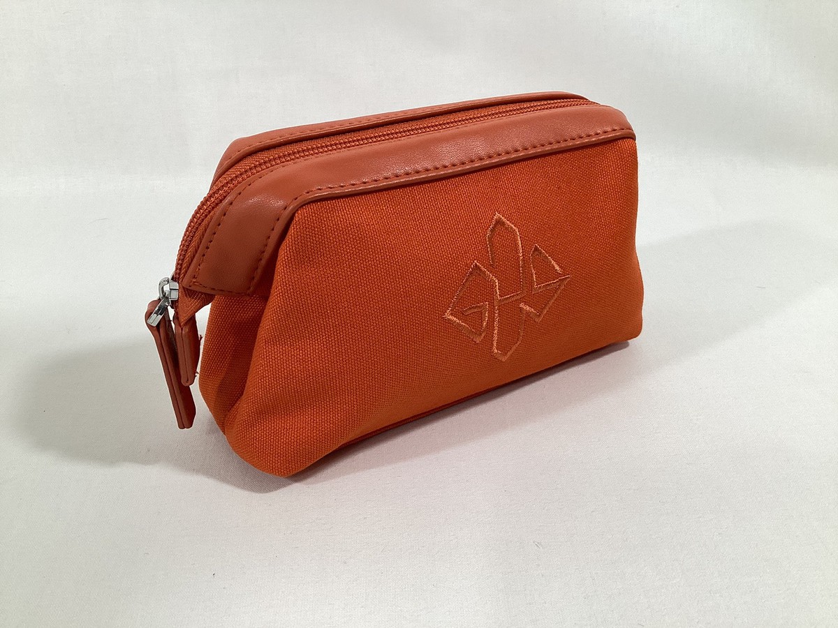 Ettinger London Amenity Pouch ANA Business Class Orange NWOT