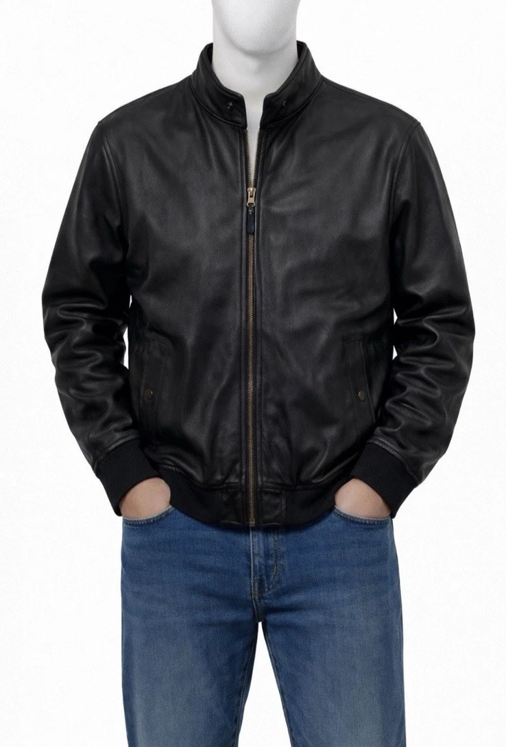 Alexander McQueen Leather Outer Shell Black Coats, Jackets & Vests