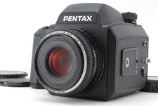 【Top MINT】 Pentax 645NII Film Camera Body FA 75mm f/2.8 Lens 120 back From JAPAN