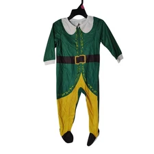 Elf Movie Baby Costume 18M Footed Pajamas Christmas Outfit