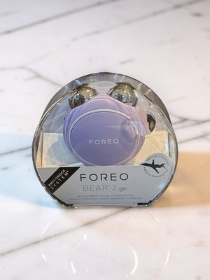 FOREO BEAR 2 Go Smart Microcurrent Facial Toning Device PURPLE NEW, SEALED